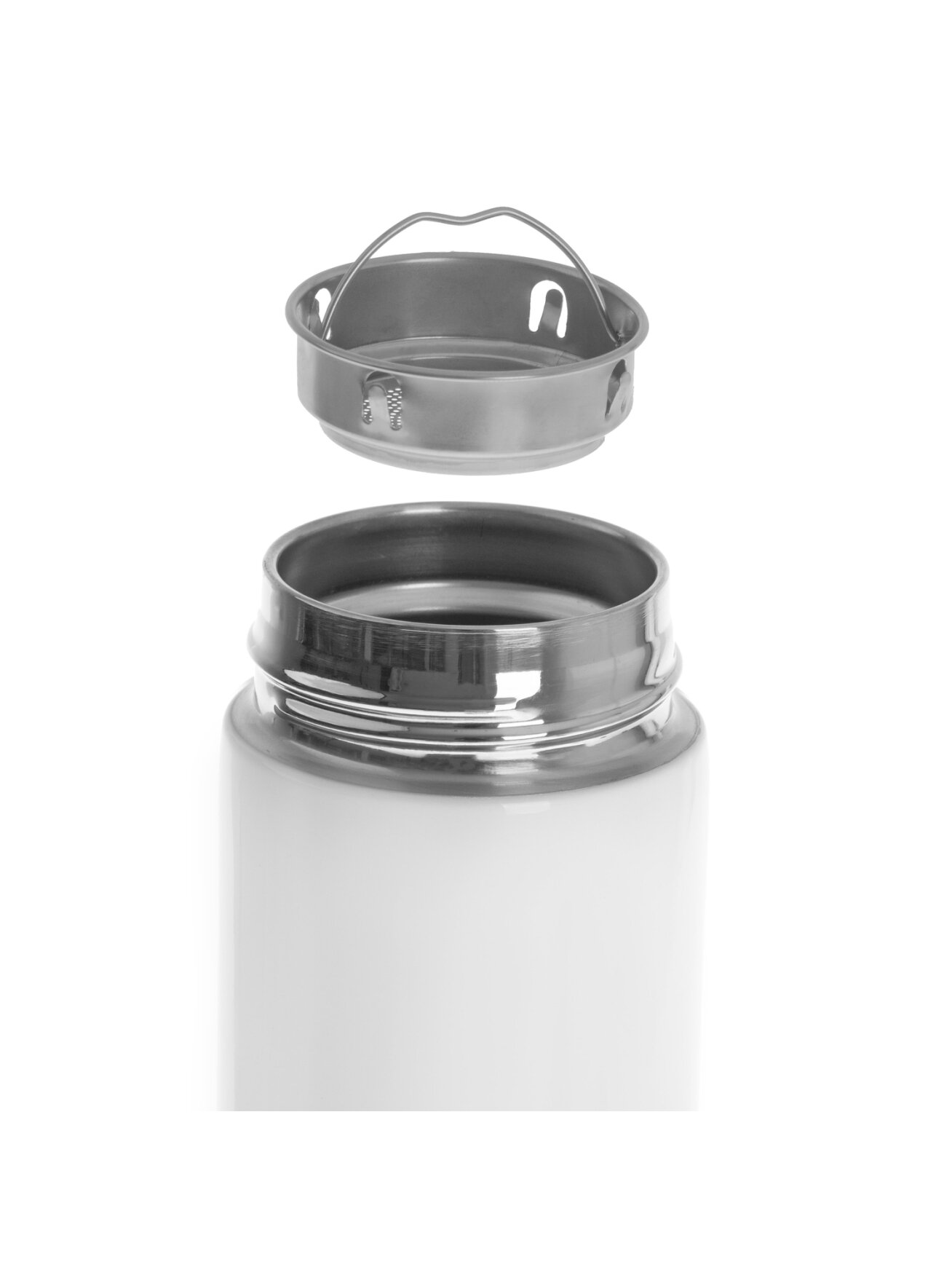 Adler | Thermal Flask | AD 4506w | Material Stainless steel/Silicone | White 4 Adler | Thermal Flask | AD 4506w | Material Stainless steel/Silicone | White 4