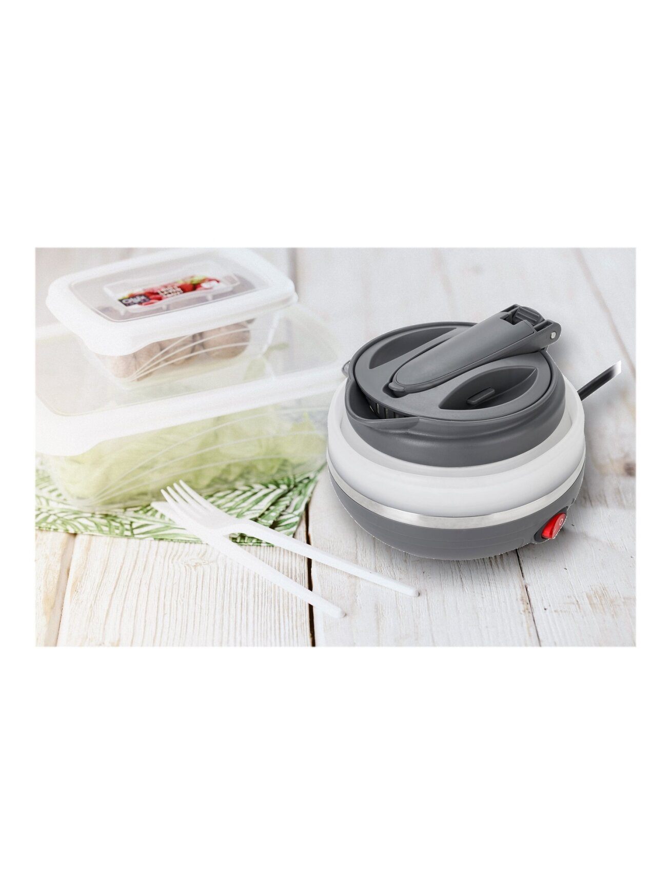 Adler | Travel kettle | AD 1279 | Electric | 750 W | 0.6 L | Silicon | White 8