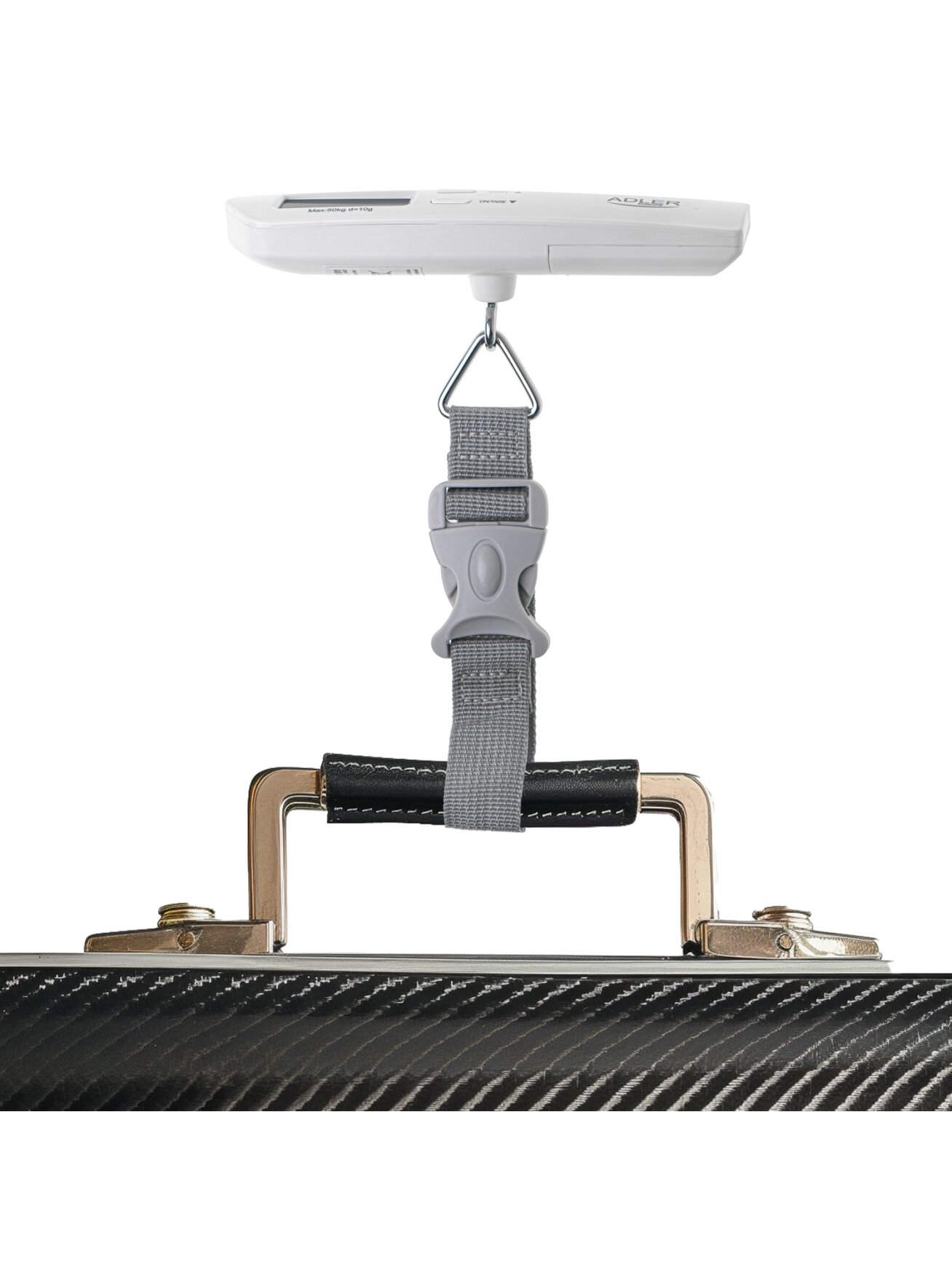 Adler | Travel Luggage Scale | AD 8191 | Maximum weight (capacity) 50 kg | Accuracy 10 g | Grey 3