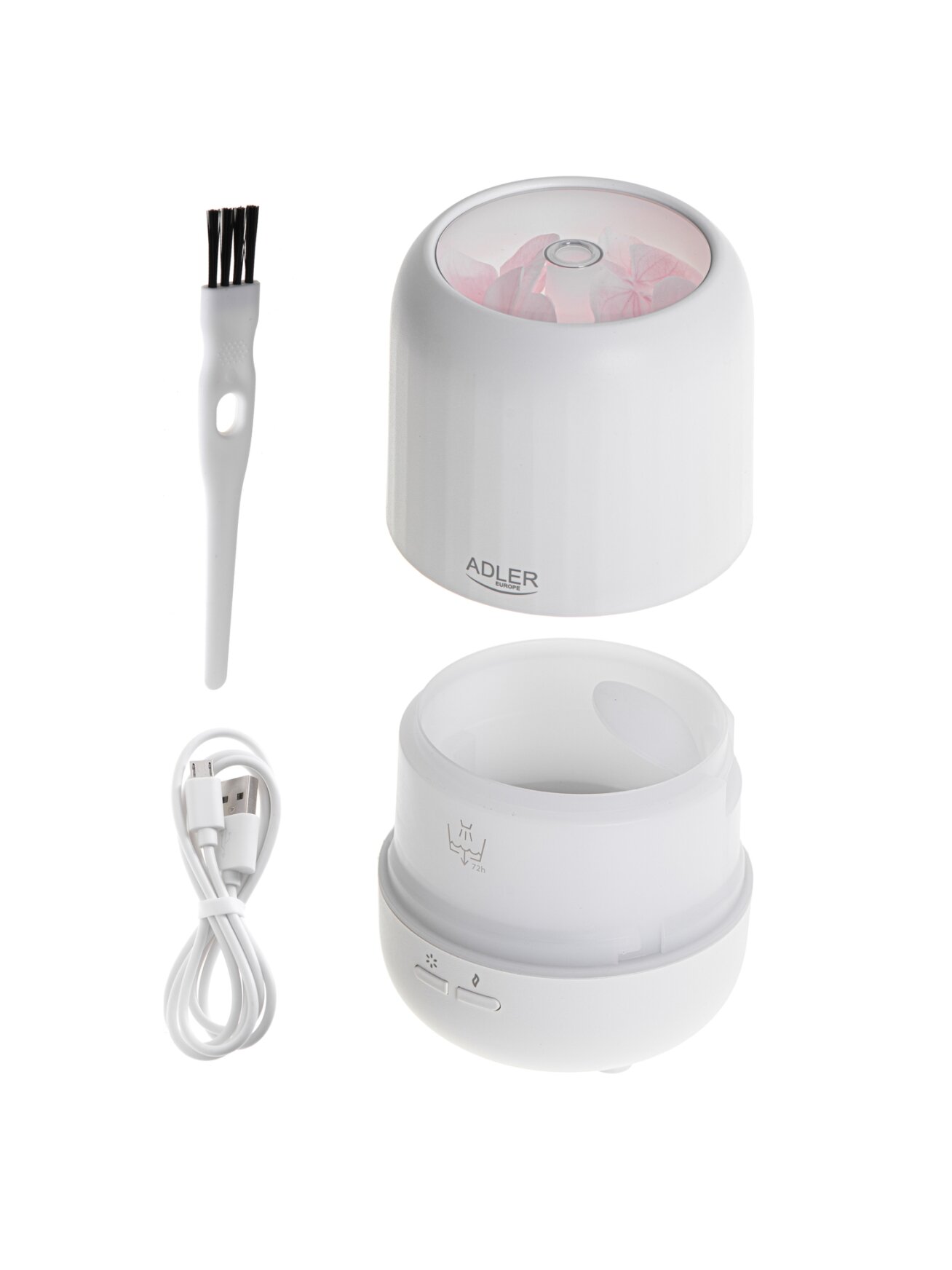Adler | Ultrasonic aroma diffuser 3in1 | AD 7968 | Ultrasonic | Suitable for rooms up to 25 m² | White 4 Adler | Ultrasonic aroma diffuser 3in1 | AD 7968 | Ultrasonic | Suitable for rooms up to 25 m² | White 4