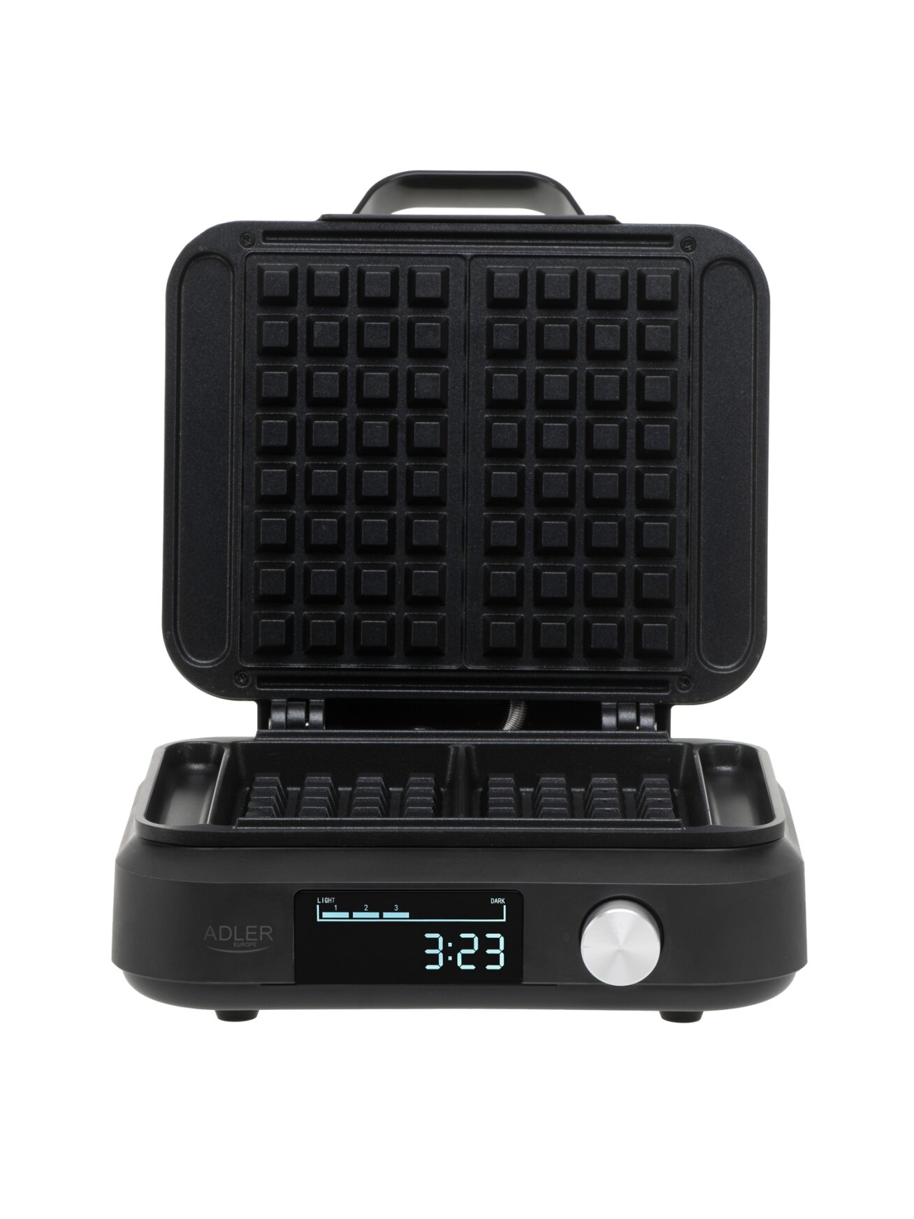 Adler Waffle Maker with LED Display | AD 3087 | 2200 W | Number of pastry 2 | Belgium | Black 6