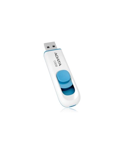 ADATA | C008 | 64 GB | USB 2.0 | White/Blue ADATA | C008 | 64 GB | USB 2.0 | White/Blue