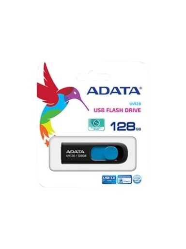 ADATA | UV128 | 128 GB | USB 3.0 | Black/Blue ADATA | UV128 | 128 GB | USB 3.0 | Black/Blue