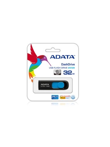 ADATA | UV128 | 32 GB | USB 3.0 | Black/Blue ADATA | UV128 | 32 GB | USB 3.0 | Black/Blue