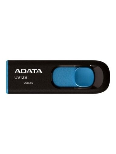 ADATA | UV128 | 64 GB | USB 3.0 | Black/Blue ADATA | UV128 | 64 GB | USB 3.0 | Black/Blue