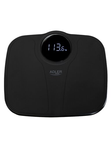 Adler | Bathroom Scale | AD 8172b | Maximum weight (capacity) 180 kg | Accuracy 100 g | Body Mass Index (BMI) measuring | Black