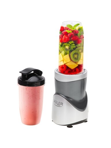Adler Blender Smoothie Set | AD 4084 | Tabletop | 1200 W | Jar material BPA-Free | Jar capacity 0.3+0.5+0.5+0.7 L | Ice crushing | Stainless Steel Adler Blender Smoothie Set | AD 4084 | Tabletop | 1200 W | Jar material BPA-Free | Jar capacity 0.3+0.5+0.5+0.7 L | Ice crushing | Stainless Steel