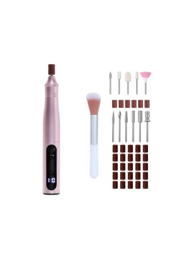 Adler | Electric Nail Drill Set | AD 2181 | Number of power levels 5 | Pink Adler | Electric Nail Drill Set | AD 2181 | Number of power levels 5 | Pink