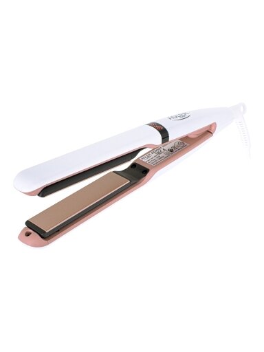 Adler | Hair Straightener | AD 2321 | Warranty 24 month(s) | Ceramic heating system | Display LCD | Temperature (min) 140 °C | Temperature (max) 220 °C | 45 W | Pearl White