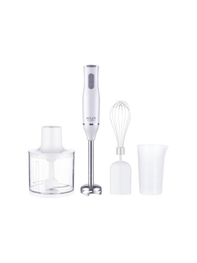 Adler | Hand blender set | AD 4620 | Hand Blender | 800 W | Number of speeds 2 | Chopper | White Adler | Hand blender set | AD 4620 | Hand Blender | 800 W | Number of speeds 2 | Chopper | White