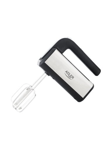 Adler | Hand mixer | AD 4225 | Hand Mixer | 300 W | Number of speeds 5 | Turbo mode | Stainless steel Adler | Hand mixer | AD 4225 | Hand Mixer | 300 W | Number of speeds 5 | Turbo mode | Stainless steel