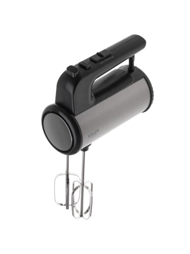 Adler Hand mixer | AD 4232 | Hand Mixer | 900 W | Number of speeds 5 | Turbo mode | Black/Stainless Steel