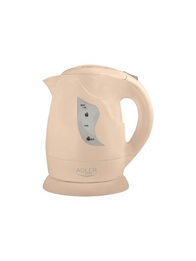 Adler | Kettle | AD 08 b | Standard | 850 W | 1 L | Plastic | 360° rotational base | Beige Adler | Kettle | AD 08 b | Standard | 850 W | 1 L | Plastic | 360° rotational base | Beige