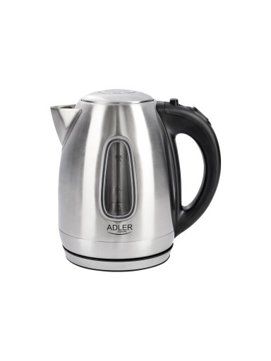 Adler | Kettle | AD 1223 | Standard | 2200 W | 1.7 L | Stainless steel | 360° rotational base | Stainless steel Adler | Kettle | AD 1223 | Standard | 2200 W | 1.7 L | Stainless steel | 360° rotational base | Stainless steel
