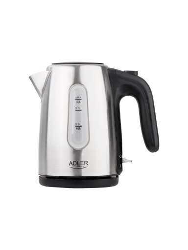 Adler | Kettle | AD 1273 | Standard | 1200 W | 1 L | Stainless steel | 360° rotational base | Stainless steel