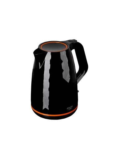 Adler | Kettle | AD 1277 | Standard | 2200 W | 1.7 L | Plastic | 360° rotational base | Black