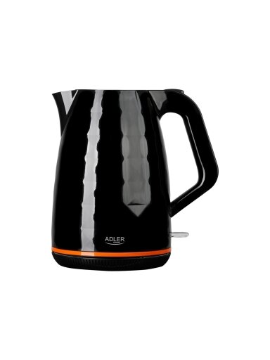 Adler | Kettle | AD 1277 | Standard | 2200 W | 1.7 L | Plastic | 360° rotational base | Black