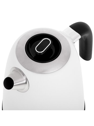 Adler | Kettle | AD 1295w | Electric | 2200 W | 1.7 L | Stainless steel | 360° rotational base | White