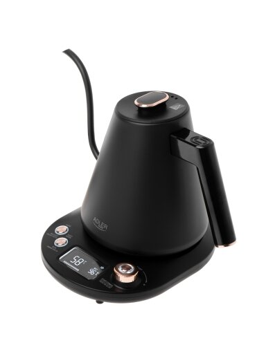 Adler Kettle | AD 1349 | Electric | 1100 W | 1 L | Stainless steel | 360° rotational base | Black/Gold Adler Kettle | AD 1349 | Electric | 1100 W | 1 L | Stainless steel | 360° rotational base | Black/Gold