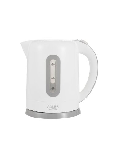 Adler | Kettles | AD 1234 | Standard kettle | 2200 W | 1.7 L | Plastic | 360° rotational base | White