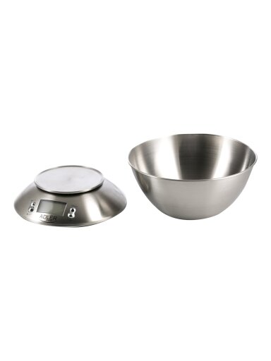 Adler | Kitchen scales | AD 3134 | Maximum weight (capacity) 5 kg | Graduation 1 g | Stainless steel Adler | Kitchen scales | AD 3134 | Maximum weight (capacity) 5 kg | Graduation 1 g | Stainless steel