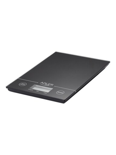 Adler | Kitchen scales | Adler AD 3138 | Maximum weight (capacity) 5 kg | Graduation 1 g | Display type LCD | Black Adler | Kitchen scales | Adler AD 3138 | Maximum weight (capacity) 5 kg | Graduation 1 g | Display type LCD | Black
