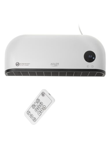 Adler LED Air Curtain Heater | AD 7751 | Air curtain | 2000 W | White Adler LED Air Curtain Heater | AD 7751 | Air curtain | 2000 W | White