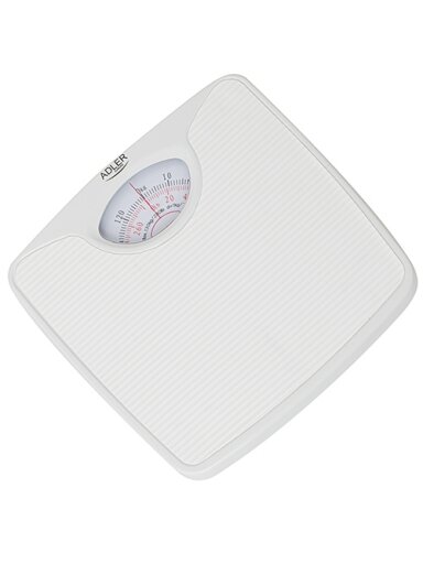 Adler | Mechanical bathroom scale | AD 8151w | Maximum weight (capacity) 130 kg | Accuracy 1000 g | White
