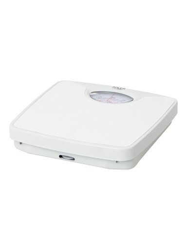 Adler | Mechanical bathroom scale | AD 8151w | Maximum weight (capacity) 130 kg | Accuracy 1000 g | White