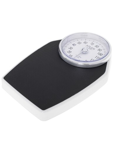Adler | Mechanical Bathroom Scale | AD 8177 | Maximum weight (capacity) 150 kg | Accuracy 1000 g | Black