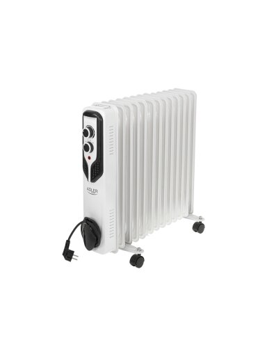 Adler | Oil-Filled Radiator | AD 7818 | Oil Filled Radiator | 2500 W | Number of power levels 3 | White Adler | Oil-Filled Radiator | AD 7818 | Oil Filled Radiator | 2500 W | Number of power levels 3 | White