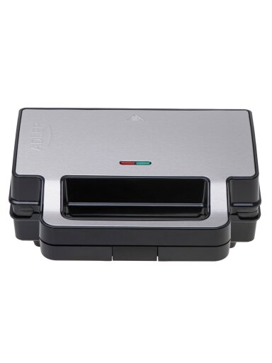 Adler Sandwich maker 2 in 1 | AD 3073 | 1000 W | Number of plates 2 | Stainless Steel/Black Adler Sandwich maker 2 in 1 | AD 3073 | 1000 W | Number of plates 2 | Stainless Steel/Black