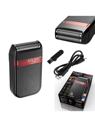 Adler | Shaver | AD 2923 | Operating time (max) 45 min | NiMH | Black Adler | Shaver | AD 2923 | Operating time (max) 45 min | NiMH | Black