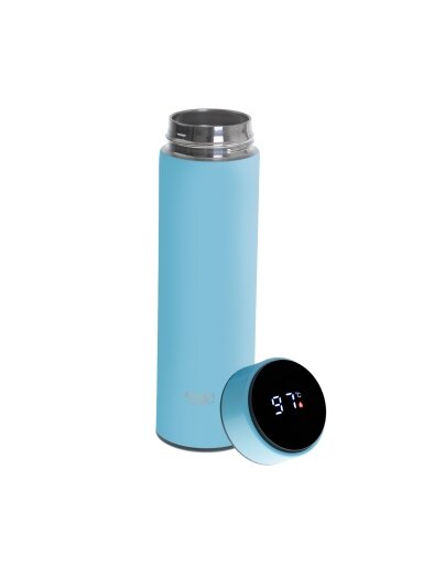 Adler | Thermal Flask | AD 4506bl | Material Stainless steel/Silicone | Blue Adler | Thermal Flask | AD 4506bl | Material Stainless steel/Silicone | Blue