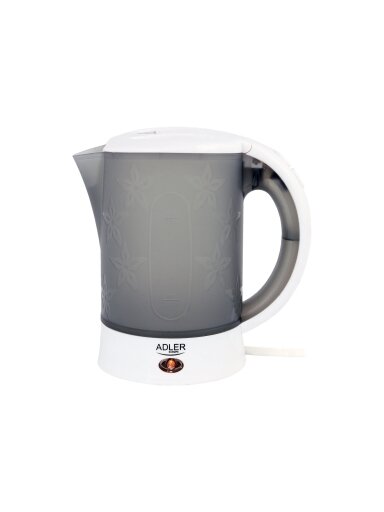 Adler | Travel Kettle | AD 1268 | Standard | 600 W | 0.6 L | Plastic | White