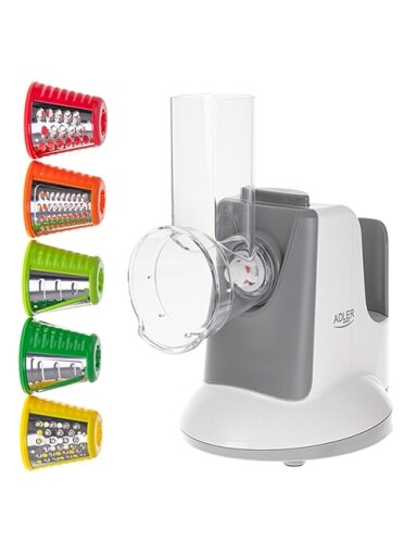 Adler | Vegetable Slicer | AD 4815 | White/Grey | 150 W Adler | Vegetable Slicer | AD 4815 | White/Grey | 150 W