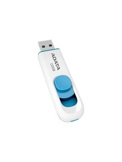 ADATA | C008 | 64 GB | USB 2.0 | White/Blue 1 ADATA | C008 | 64 GB | USB 2.0 | White/Blue 1