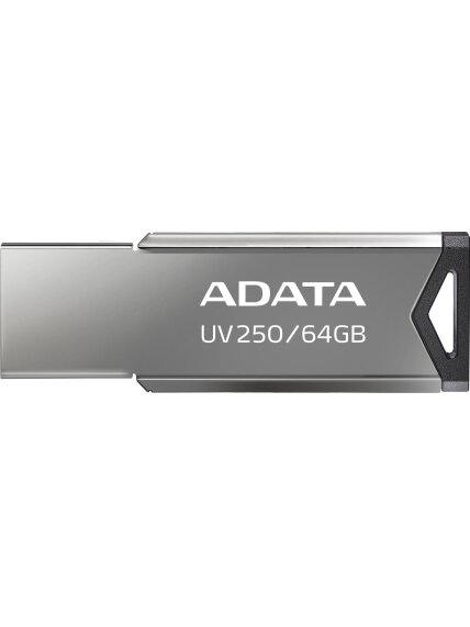 ADATA | USB Flash Drive | UV250 | 64 GB | USB 2.0 | Silver 1 ADATA | USB Flash Drive | UV250 | 64 GB | USB 2.0 | Silver 1
