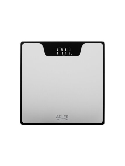 Adler | Bathroom Scale | AD 8174s | Maximum weight (capacity) 180 kg | Accuracy 100 g | Silver
