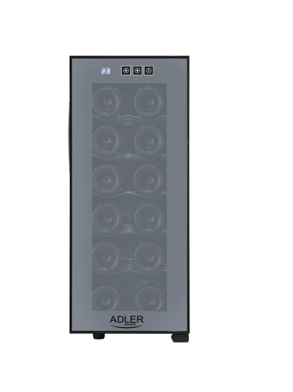 Adler | Beverage Pantry | AD 8083 | Energy efficiency class G | Free standing | Bottles capacity 12 | Black 5 Adler | Beverage Pantry | AD 8083 | Energy efficiency class G | Free standing | Bottles capacity 12 | Black 5