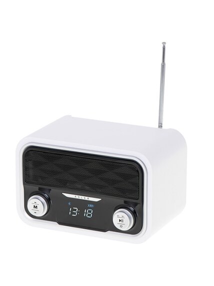 Adler | Bluetooth Radio | AD 1185 | AUX in | White 1 Adler | Bluetooth Radio | AD 1185 | AUX in | White 1