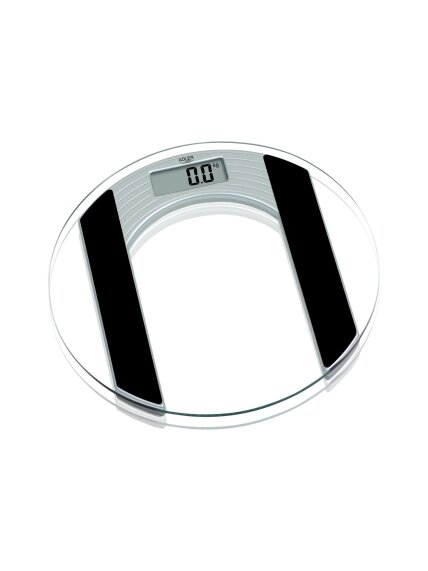 Adler | Body fit Scales | Maximum weight (capacity) 150 kg | Accuracy 100 g | Glass 1 Adler | Body fit Scales | Maximum weight (capacity) 150 kg | Accuracy 100 g | Glass 1