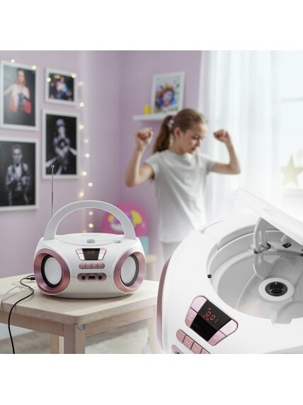 Adler | CD-MP3 Boombox | AD 1181 | Speakers | USB connectivity | FM 11 Adler | CD-MP3 Boombox | AD 1181 | Speakers | USB connectivity | FM 11