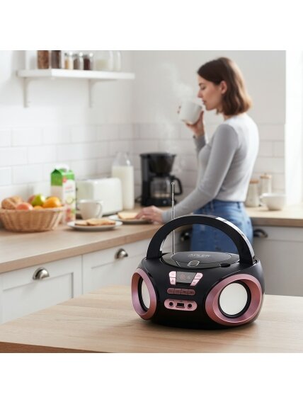 Adler | CD-MP3 Boombox | AD 1181 | Speakers | USB connectivity | FM 13 Adler | CD-MP3 Boombox | AD 1181 | Speakers | USB connectivity | FM 13