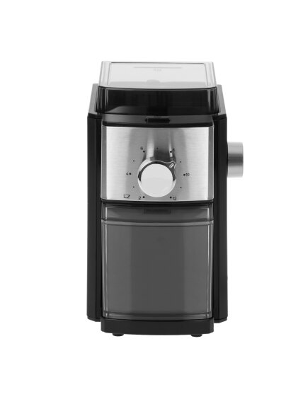 Adler | Coffee Grinder | AD 4448 | 300 W | Coffee beans capacity 250 g | Number of cups 12 per container pc(s) | Black 1 Adler | Coffee Grinder | AD 4448 | 300 W | Coffee beans capacity 250 g | Number of cups 12 per container pc(s) | Black 1