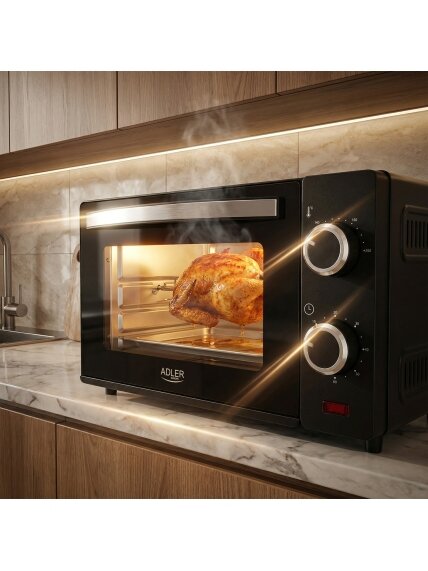 Adler Electric oven | AD 6032 | 9 L | 650 W | Black 16 Adler Electric oven | AD 6032 | 9 L | 650 W | Black 16