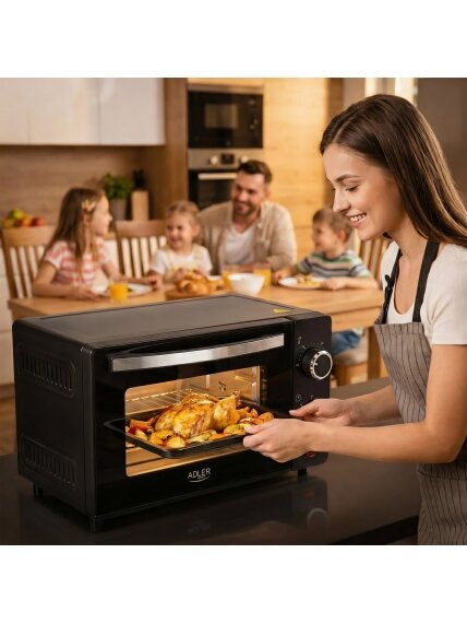 Adler Electric oven | AD 6032 | 9 L | 650 W | Black 18