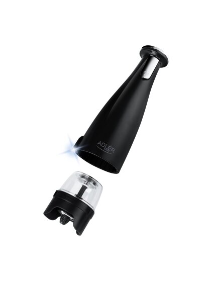 Adler | Electric Salt and pepper grinder | AD 4449b | Housing material ABS plastic | 7 W | Lithium | Matte Black 3 Adler | Electric Salt and pepper grinder | AD 4449b | Housing material ABS plastic | 7 W | Lithium | Matte Black 3