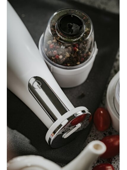 Adler | Electric Salt and pepper grinder | AD 4449w | Housing material ABS plastic | 7 W | Lithium | Matte White 9 Adler | Electric Salt and pepper grinder | AD 4449w | Housing material ABS plastic | 7 W | Lithium | Matte White 9