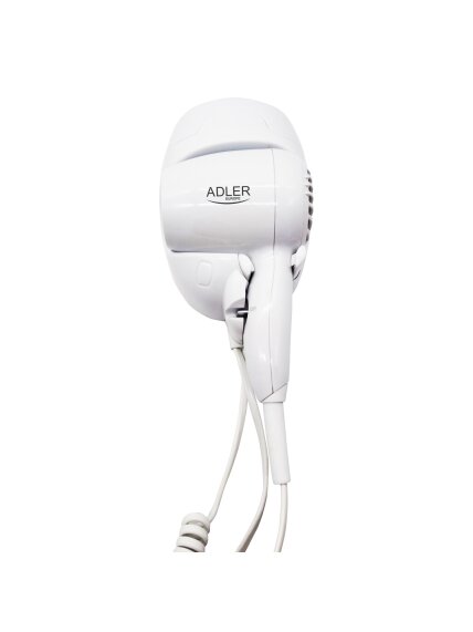 Adler | Hair dryer for hotel and swimming pool | AD 2252 | 1600 W | Number of temperature settings 2 | White 1 Adler | Hair dryer for hotel and swimming pool | AD 2252 | 1600 W | Number of temperature settings 2 | White 1